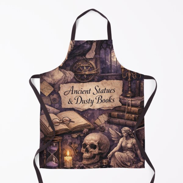 Item preview, Ancient Statues and Dusty Books Collage designed and sold by Mauswohn.