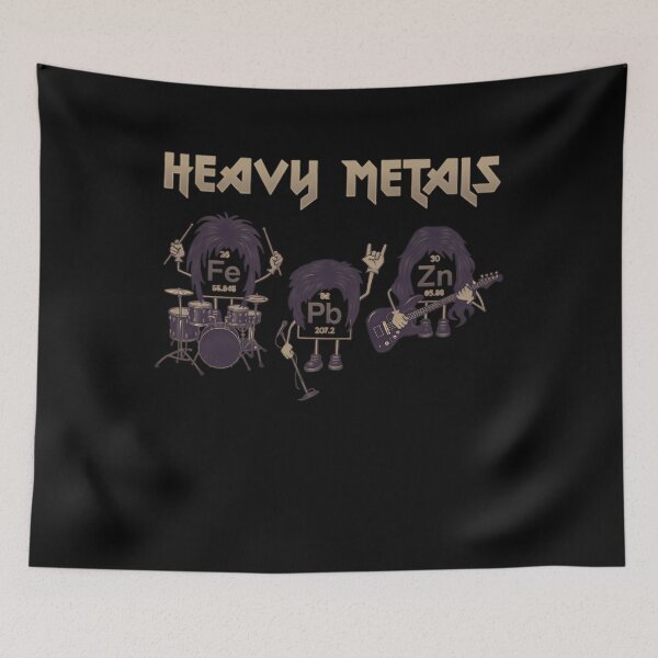 Item preview, Heavy Metals Band Rock Music Graphic Art designed and sold by pmunyu.