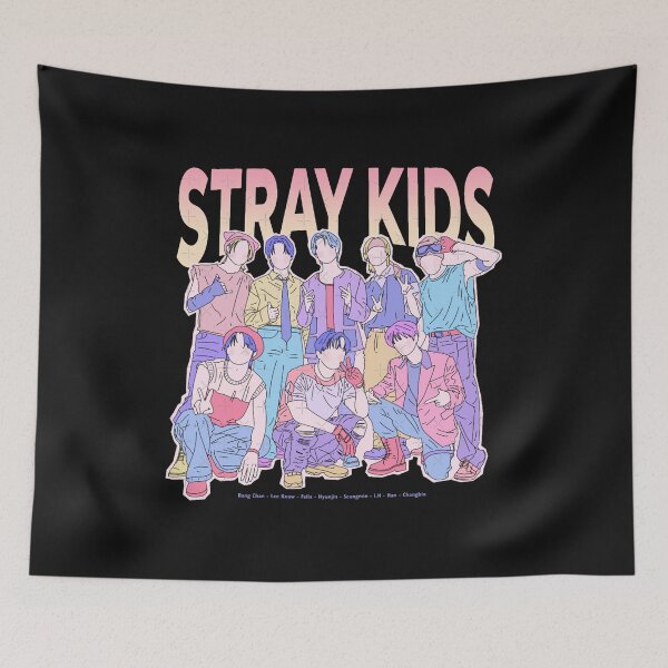 Item preview, STRAY KIDS Vintage Retro Band Style 90s designed and sold by gwdqamy.