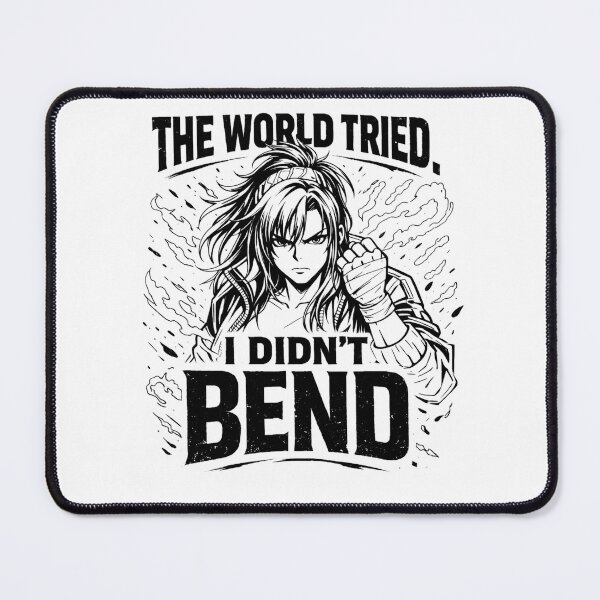 Item preview, The World Tried I Didn't Bend - Stoic Resilience Quote designed and sold by SoulFlex.