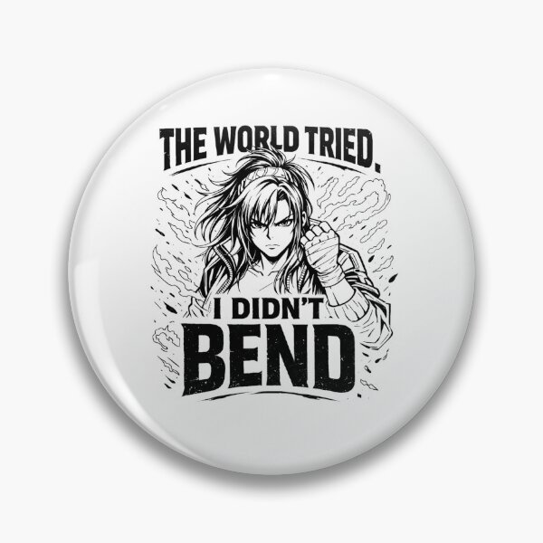 Item preview, The World Tried I Didn't Bend - Stoic Resilience Quote designed and sold by SoulFlex.