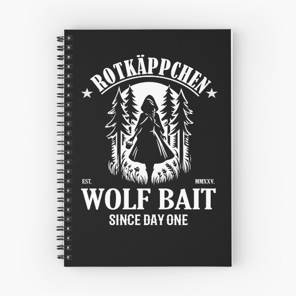 Item preview, Little Red Riding Hood Wolf Bait Since Day One Design designed and sold by RetroMaritalArt.