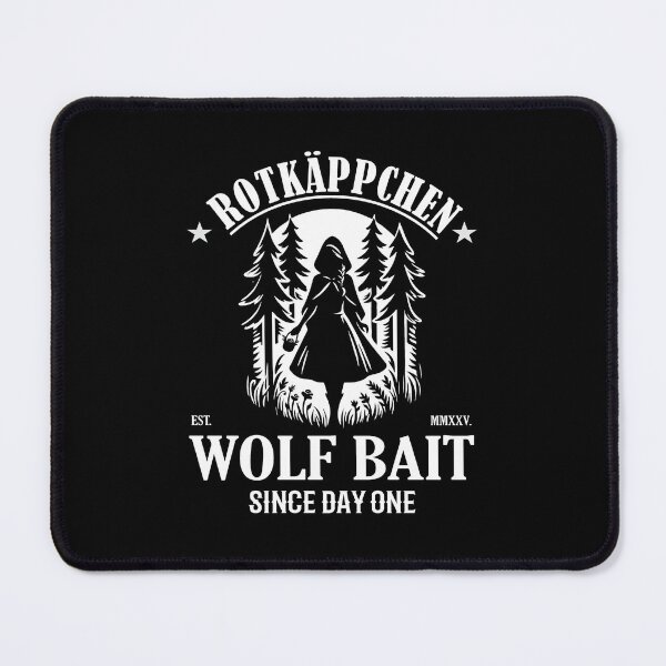 Item preview, Little Red Riding Hood Wolf Bait Since Day One Design designed and sold by RetroMaritalArt.