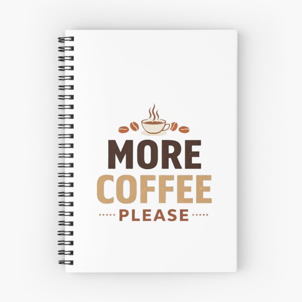 Item preview, More Coffee Please Typography Design designed and sold by the-dovlat.