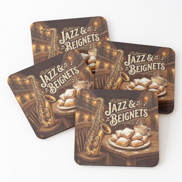 Item preview, Jazz and Beignets | New Orleans Music Food designed and sold by ryanguas.