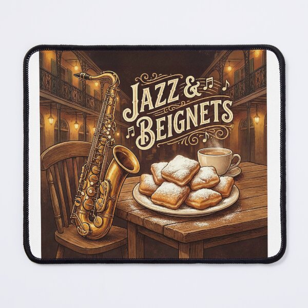 Item preview, Jazz and Beignets | New Orleans Music Food designed and sold by ryanguas.