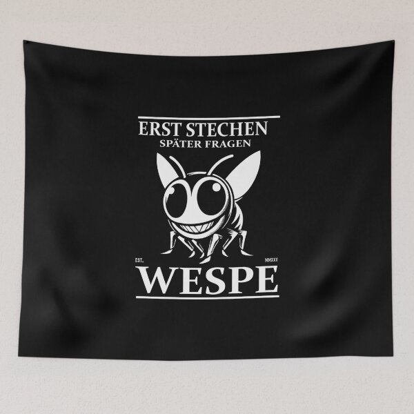 Item preview, Funny wasp – sting first, ask questions later! designed and sold by RetroMaritalArt.