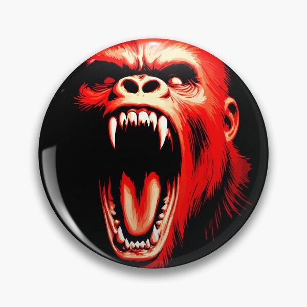 Item preview, Angry Red Gorilla Roar Streetwear Grunge Art designed and sold by VikArtStudio.