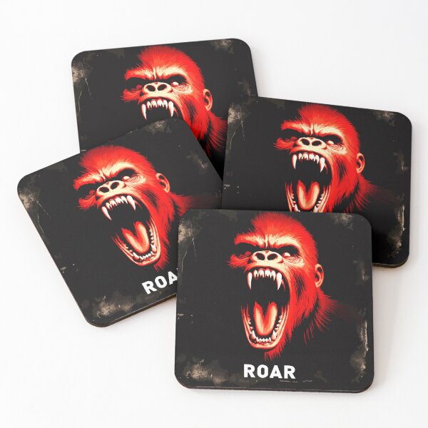 Item preview, Angry Red Gorilla Roar Streetwear Grunge Art designed and sold by VikArtStudio.