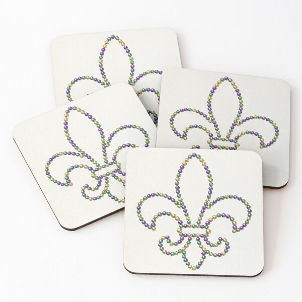 Item preview, Bead Fleur de Lis | Mardi Gras Minimalist Art designed and sold by ryanguas.