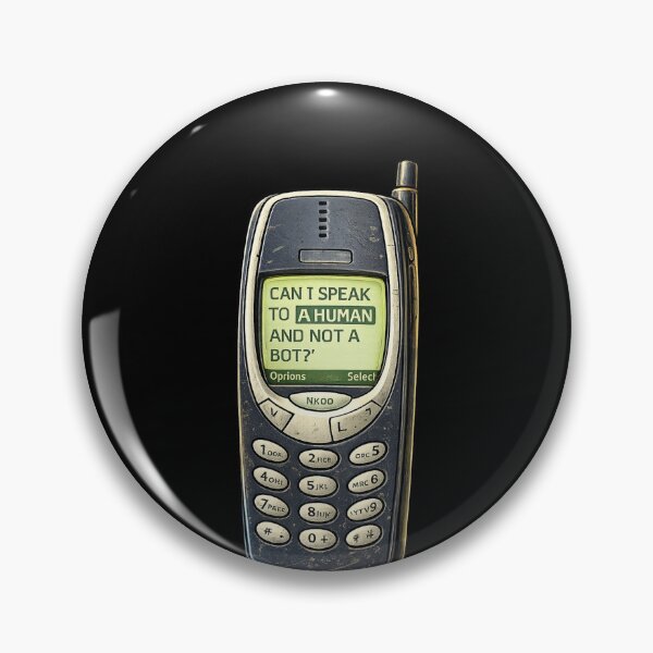 Item preview, Can I Speak to a Human and Not a Bot? – Funny Customer Support Error Phone Meme designed and sold by EuropeanPrints.
