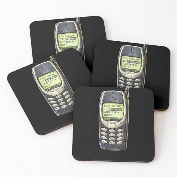 Item preview, Can I Speak to a Human and Not a Bot? – Funny Customer Support Error Phone Meme designed and sold by EuropeanPrints.