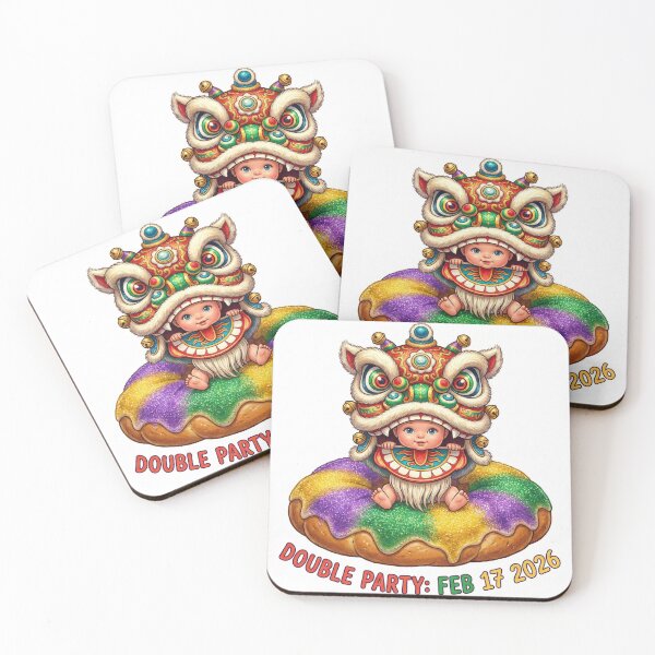 Item preview, Double Party Feb 17 2026 | Mardi Gras Meets CNY designed and sold by ryanguas.