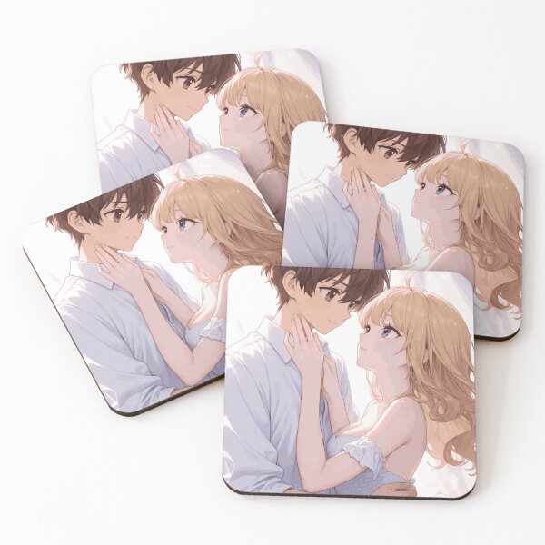 Item preview, Valentine's day couple in love anime style designed and sold by Danime Planet.