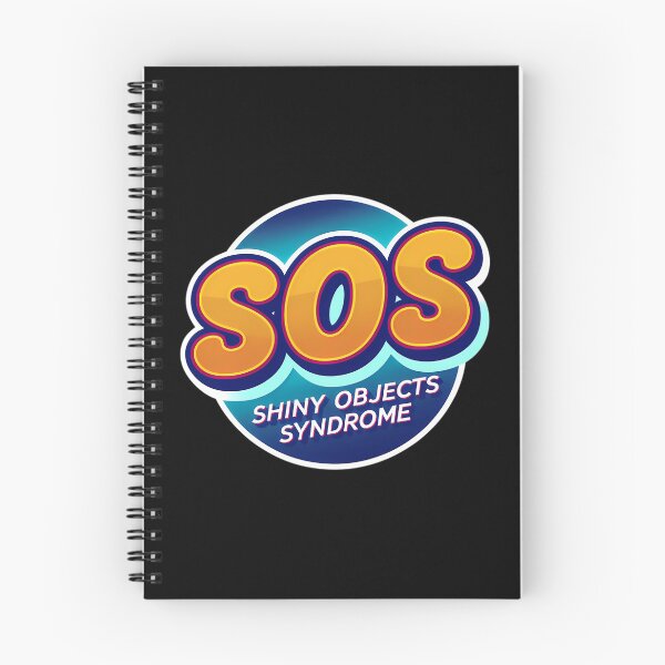 Item preview, SOS Shiny New Objects Syndrome Logo designed and sold by xaodffufje95.