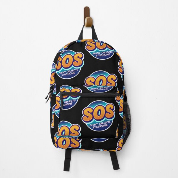 Item preview, SOS Shiny New Objects Syndrome Logo designed and sold by xaodffufje95.