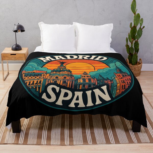 Item preview, Madrid Spain Retro designed and sold by TomFrontierArt.