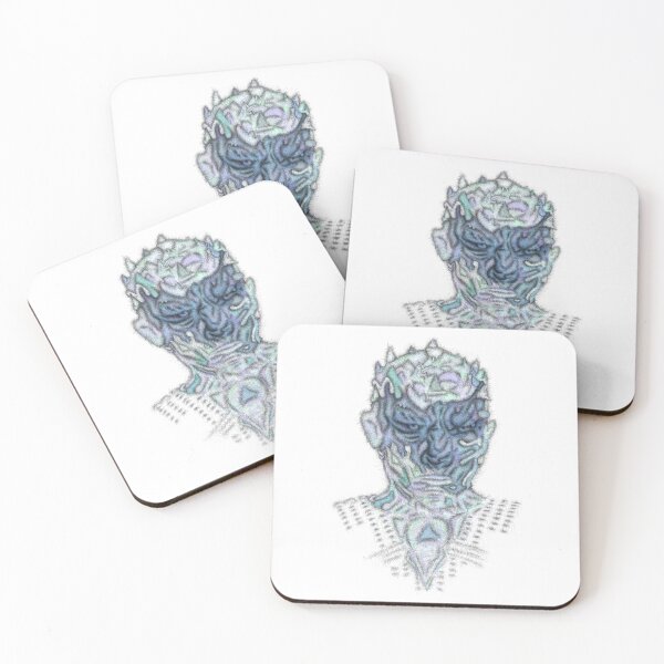 Item preview, Night King abstract portrait designed and sold by liquid-print.