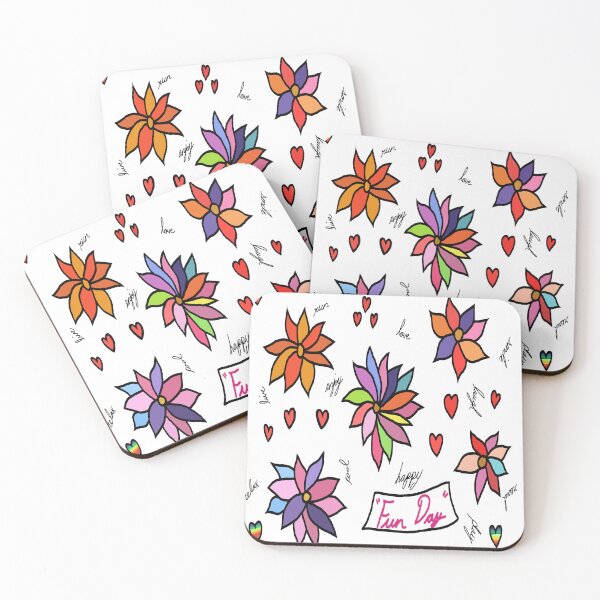 Item preview, Fun Day Colorful Floral Art designed and sold by Bovoci.