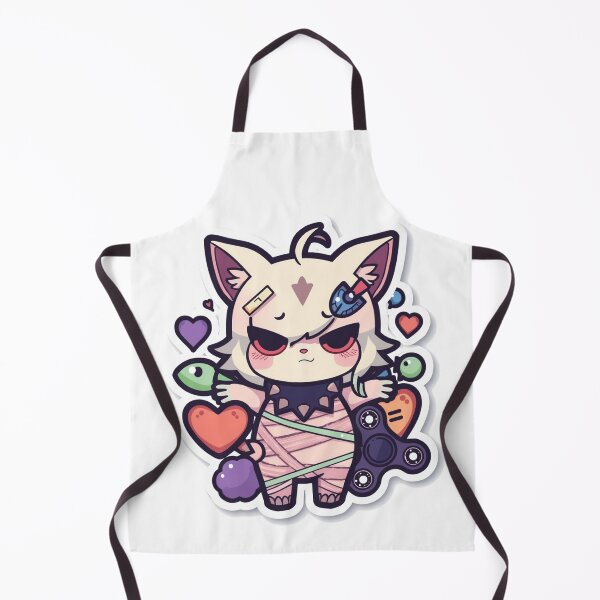 Item preview, Social Battery Cat Sticker - Introvert Kawaii Fidget Toy designed and sold by ViviByPaula.