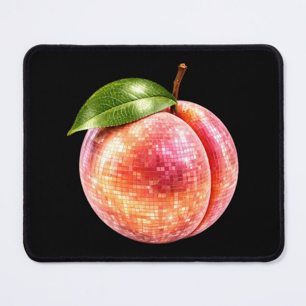 Item preview, Disco Peach Fruit Shiny Mirror Ball designed and sold by xaodffufje95.