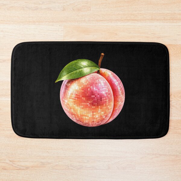 Item preview, Disco Peach Fruit Shiny Mirror Ball designed and sold by xaodffufje95.