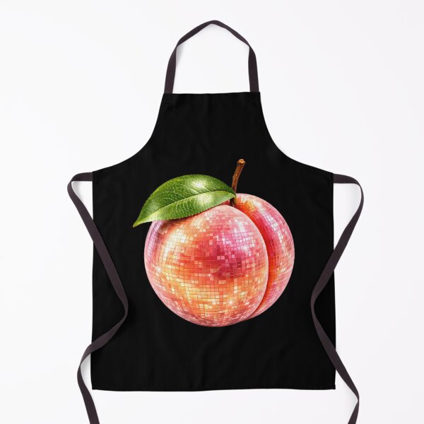 Item preview, Disco Peach Fruit Shiny Mirror Ball designed and sold by xaodffufje95.