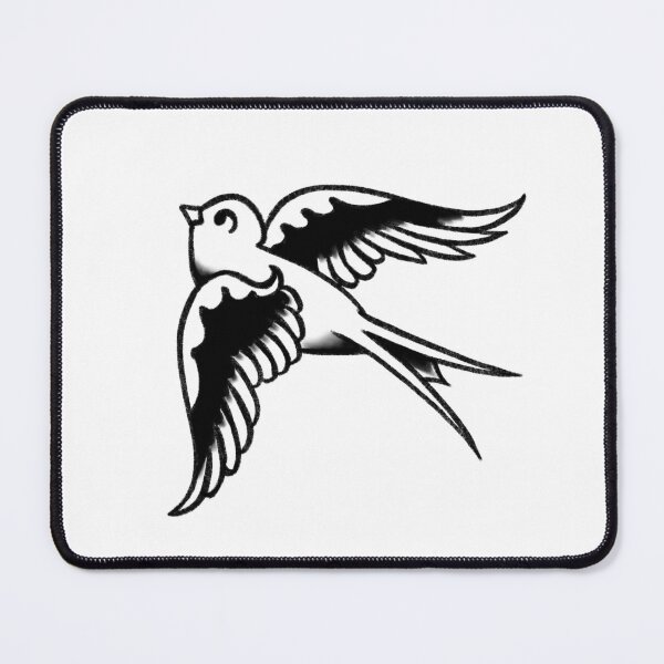 Item preview, American Traditional Tattoo Swallow Design designed and sold by Stuartette.