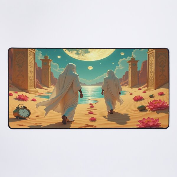 Artikelvorschau, Mystic Desert Walk under Moonlight with Timeless Dream Elements entworfen und verkauft von FotoworldEdel.