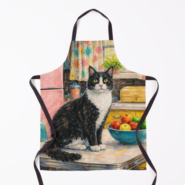 Item preview, Vintage Kitchen With Cat designed and sold by VFWChuck.
