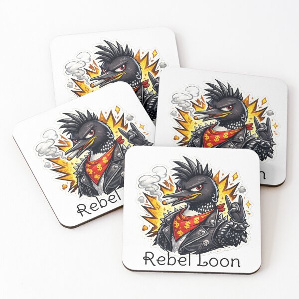 Item preview, Rebel Loon Bird Text Bold Attitude Art designed and sold by AlienTechs.