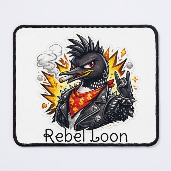 Item preview, Rebel Loon Bird Text Bold Attitude Art designed and sold by AlienTechs.