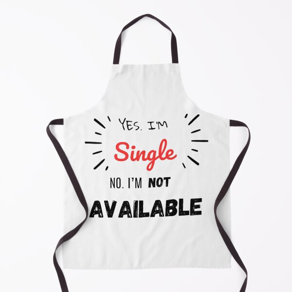 Item preview, Yes I'm Single But Not Available – Funny Relationship Quote Typography Shir designed and sold by justforart91.