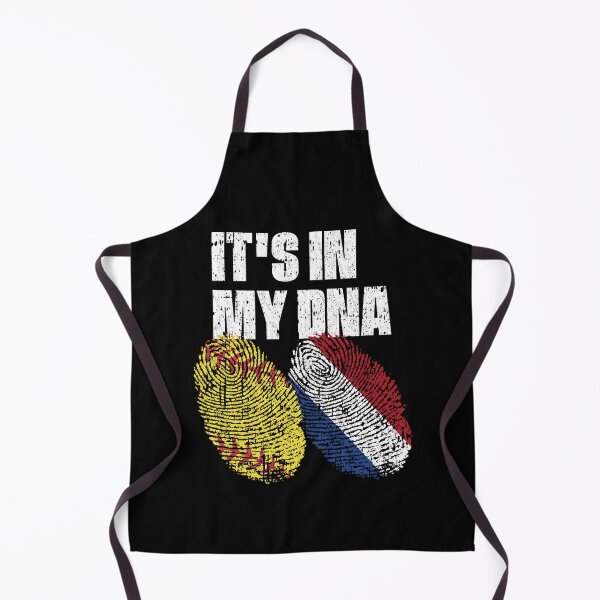 Item preview, IT'S IN MY DNA Softball - Netherlands Flag Fingerprint  designed and sold by CosmoKitsch.