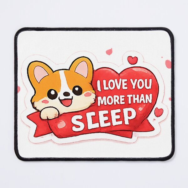 Item preview, Love You Fur-ever" Winking Corgi designed and sold by AestheticLoveArt.