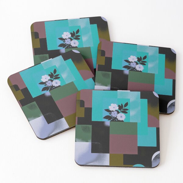 Item preview, Abstract Floral Geometry / Calm Modern Art designed and sold by joycrysstudio.
