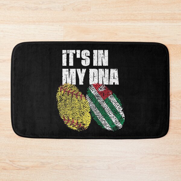 Item preview, IT'S IN MY DNA Softball - Abkhazia Flag Fingerprint  designed and sold by CosmoKitsch.
