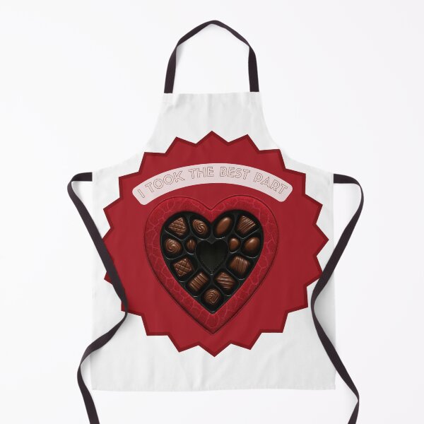 Item preview, I Took The Best Part // Unhinged Valentine Heart Pralines Sticker ? designed and sold by A Rather Decadent Exhibition.