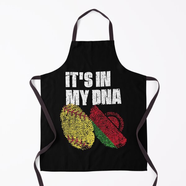 Item preview, IT'S IN MY DNA Softball - Malawi Flag Fingerprint  designed and sold by CosmoKitsch.