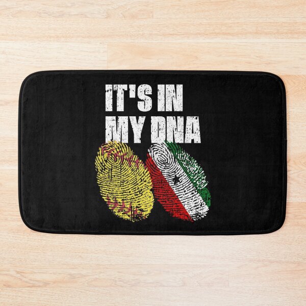Item preview, IT'S IN MY DNA Softball - Somaliland Flag Fingerprint  designed and sold by CosmoKitsch.