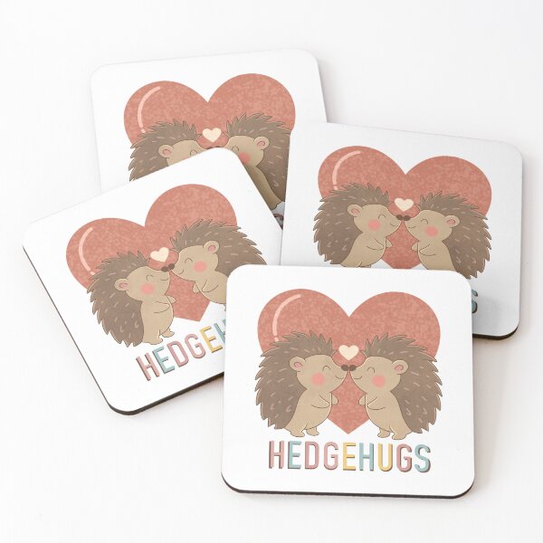 Item preview, Hedgehugs – Cute Hedgehog Valentine Design designed and sold by tviyluv.
