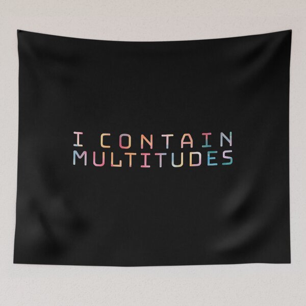 Item preview, I Contain Multitudes Literary Quote designed and sold by xaodffufje95.