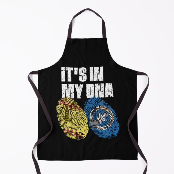 Item preview, IT'S IN MY DNA Softball - Northern Mariana Islands Flag Fingerprint designed and sold by CosmoKitsch.