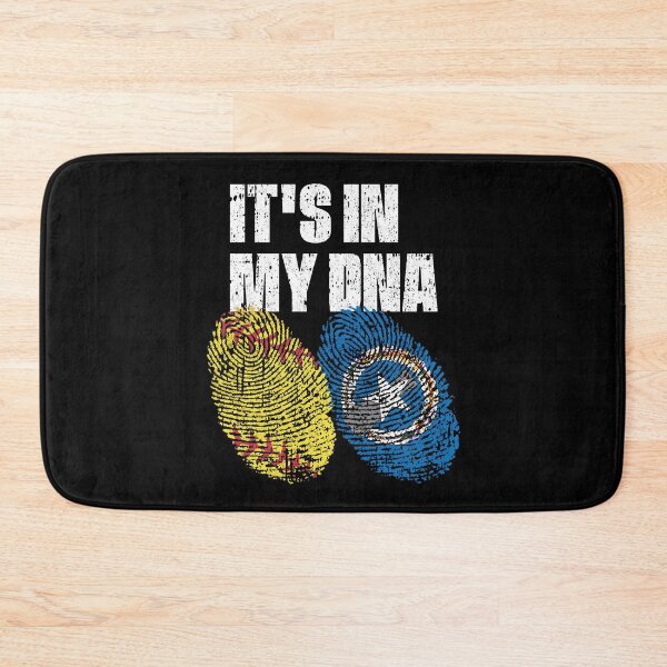 Item preview, IT'S IN MY DNA Softball - Northern Mariana Islands Flag Fingerprint  designed and sold by CosmoKitsch.