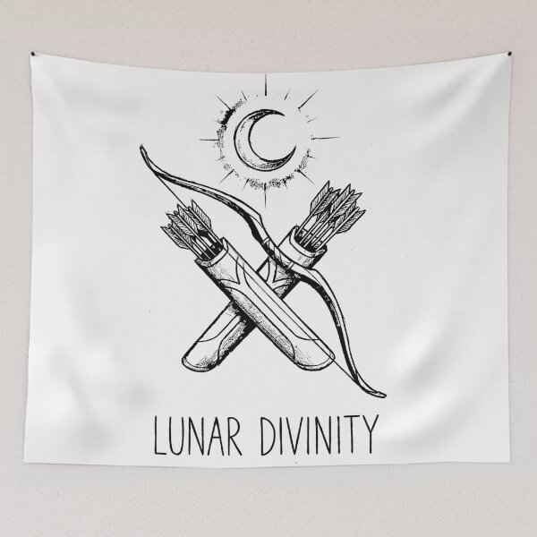 Item preview, Lunar Divinity Symbols - Artemis Goddess Greek Mythology designed and sold by bapupa.