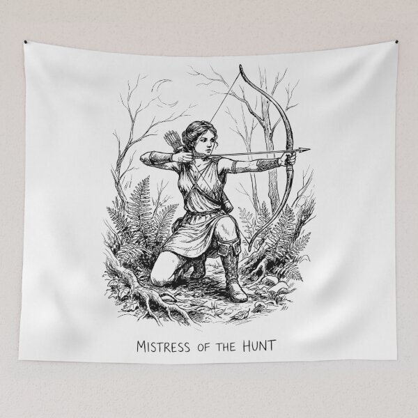 Item preview, Mistress of the Hunt - Artemis Goddess Greek Mythology designed and sold by bapupa.