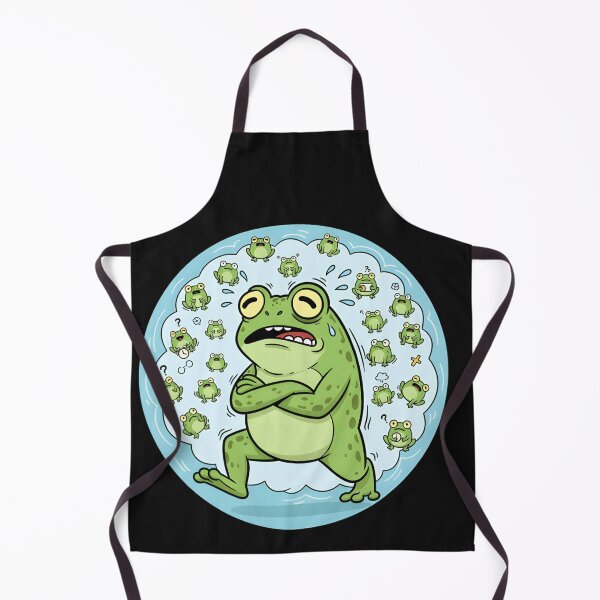 Item preview, Overthinking Frog Sticker – Relatable Anxiety Meme Gift Overthinking Frog Sticker – Too Many Thoughts Anxiety Meme Shirt designed and sold by ZyxDes.