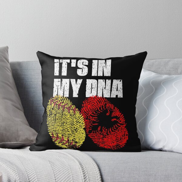 Item preview, IT'S IN MY DNA Softball - Albania Flag Fingerprint  designed and sold by CosmoKitsch.