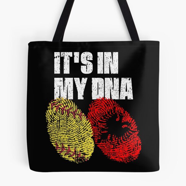 Item preview, IT'S IN MY DNA Softball - Albania Flag Fingerprint  designed and sold by CosmoKitsch.
