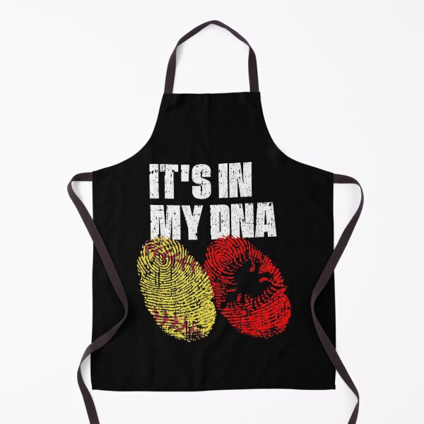 Item preview, IT'S IN MY DNA Softball - Albania Flag Fingerprint  designed and sold by CosmoKitsch.